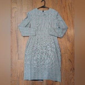 Vintage Bichon By Sara Edwards Classic 80s Plaid Dress Size 10/12 (M)